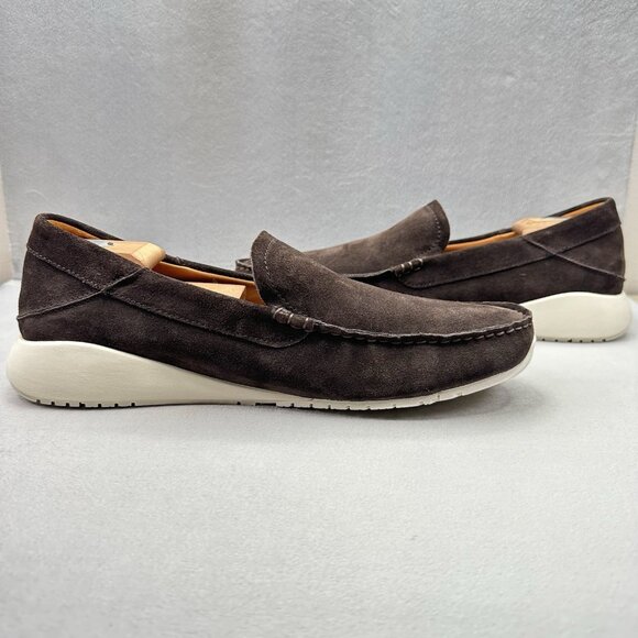 OluKai‎ KA\'A Loafer Mens Size 11.5 Loafers Brown Leather Suede Slip-On Shoes NEW main image 4